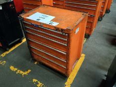 Lot of (3) mobile tool cabinets