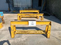 Lot of (10) pcs of work trestles