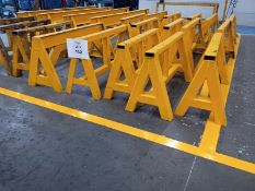 Lot of (26) pcs of work trestles