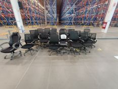 Lot of (57) office chairs