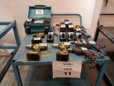Lot of (14) Power Tool