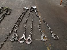 Lot of (3) Chain Slings