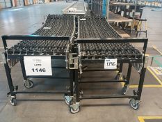 Lot of (2) Packaging Conveyors