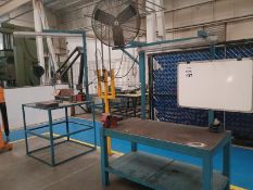 Lot of (2) pcs of plant work tables