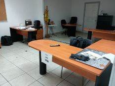 Lot of (27) pcs of office furniture