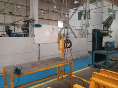 Lot of (3) pcs of plant work tables