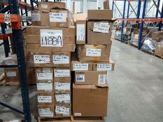 Lot of approximately (600) label printer accessories