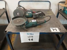 Lot of (3) disc grinders