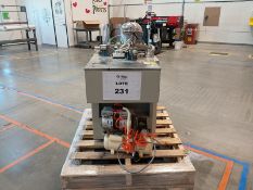 Cap ironing machine