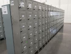 Lot of (19) pcs of lockers