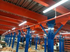 Lot of mezzanine luminaires