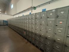 Lot of (14) lockers