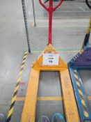 Lot of (15) Pallet jacks