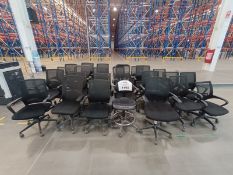 Lot of (57) office chairs