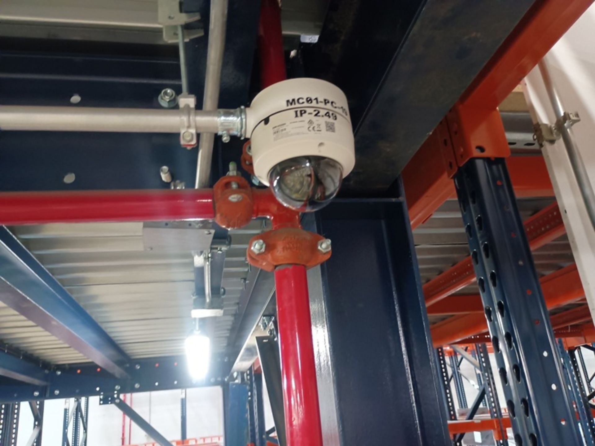 Mezzanine CCVT System , Year: 2021, Consisting of: Hikvision dome video ...