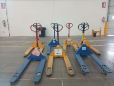 Lot of (7) Pallet Jack