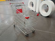 Lot of (14) self-service carts