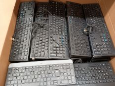 Batch of approximately (270) pcs of keyboards and (220) pcs of mouse
