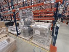 Lot of pallets with plant furniture