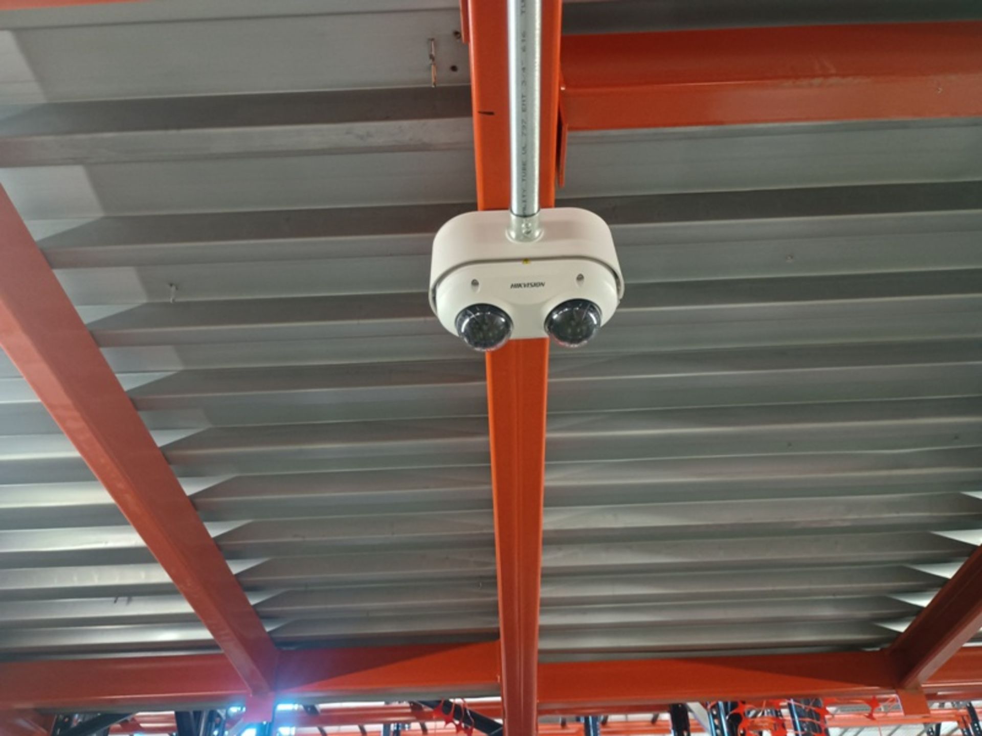 Mezzanine CCVT System , Year: 2021, Consisting of: Hikvision dome video ...