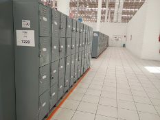 Lot of (65) pcs of lockers