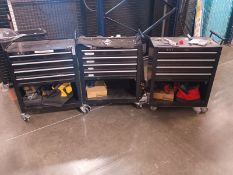 Lot of (3) Tool Carts