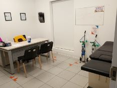 Lot of (62) Pcs of Medical Office Furniture and Medical Instruments