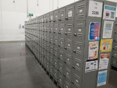 Lot (36) pcs of lockers