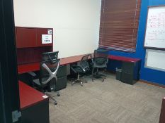 Lot of (22) pcs office furniture