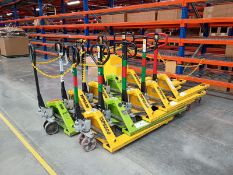 Lot of (12) Hydraulic Skids