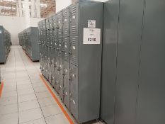 Lot of (66) pcs of lockers