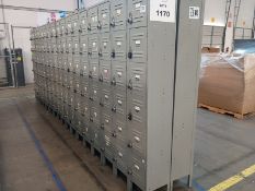 Lot of (12) lockers