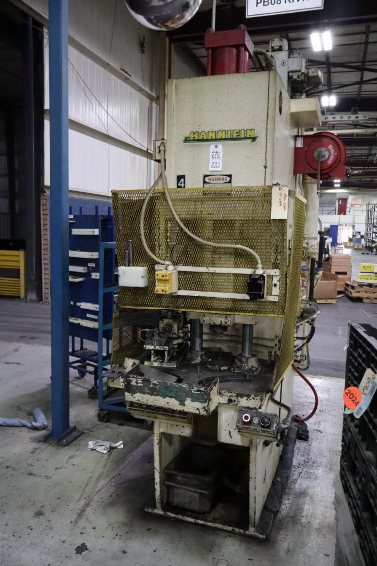 Hannifin GF-38A 38-Ton Gap Frame Press S/N 16979, 24" Stroke