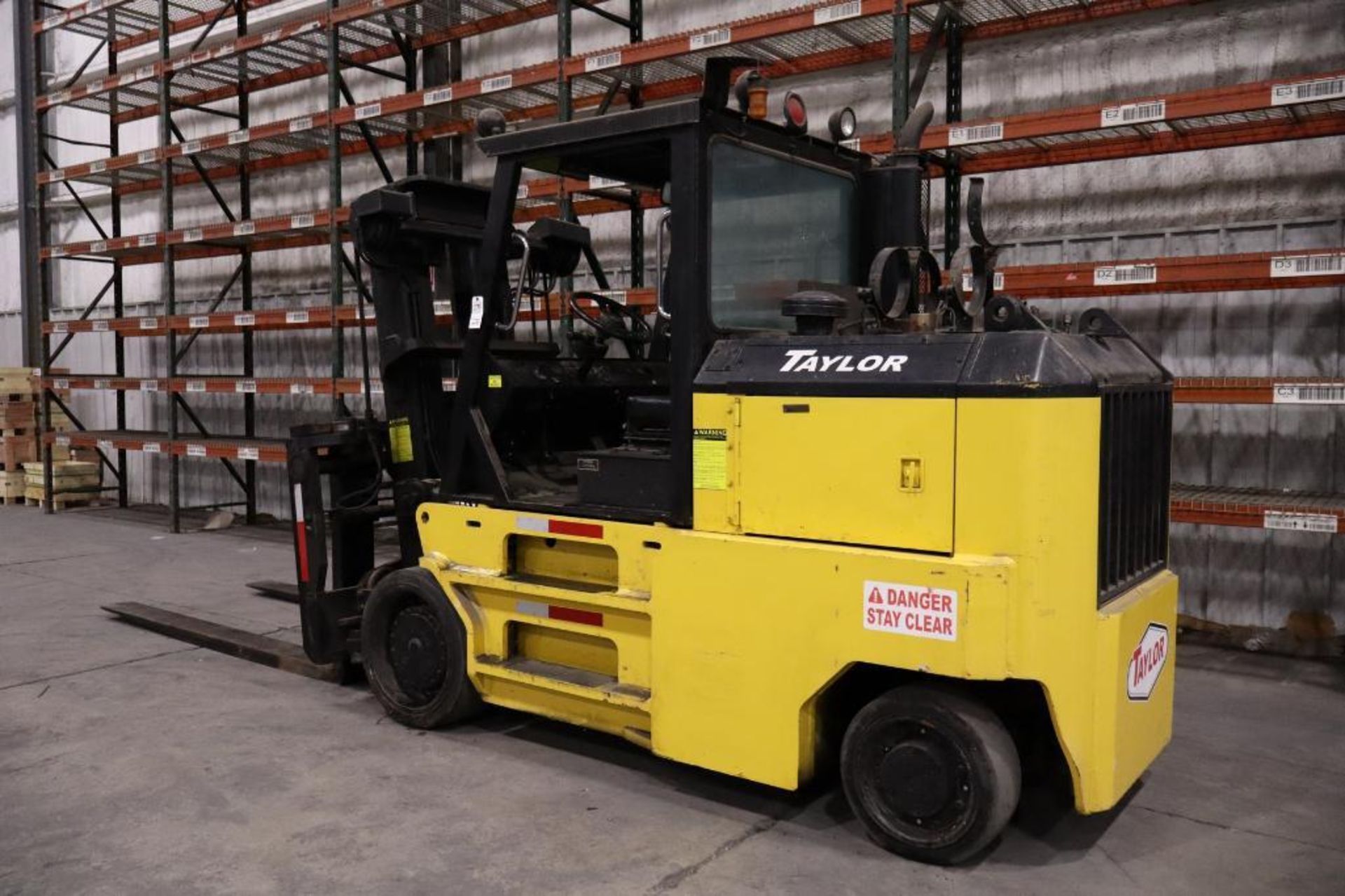 Taylor TC300S 30,000 Lb. Capacity Forklift Truck, Ford LSG-875I V-8 Propane Engine, 96"L x 8"W x 3" - Image 2 of 13