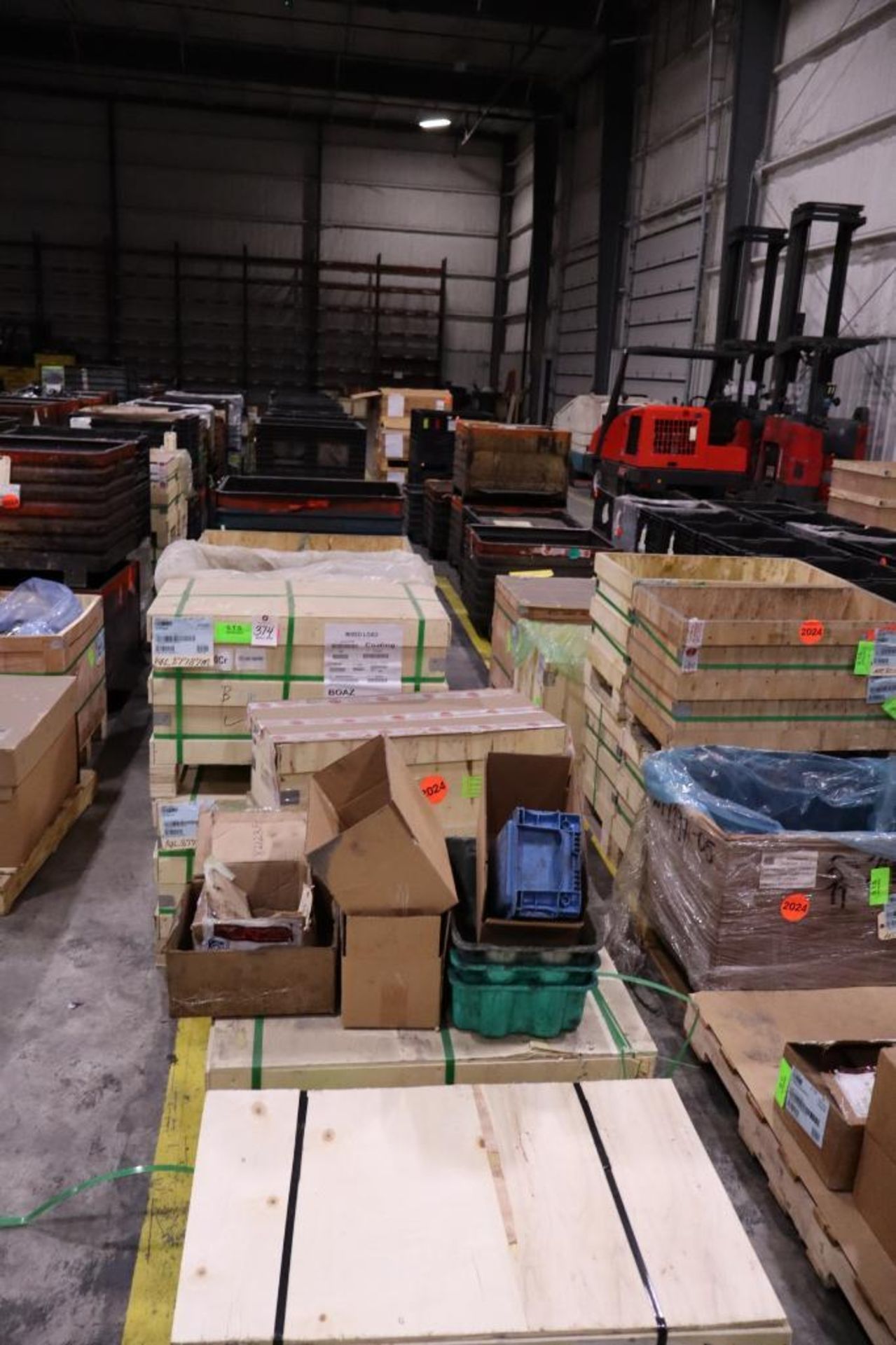 Lot of Automotive Front End Parts in Bins