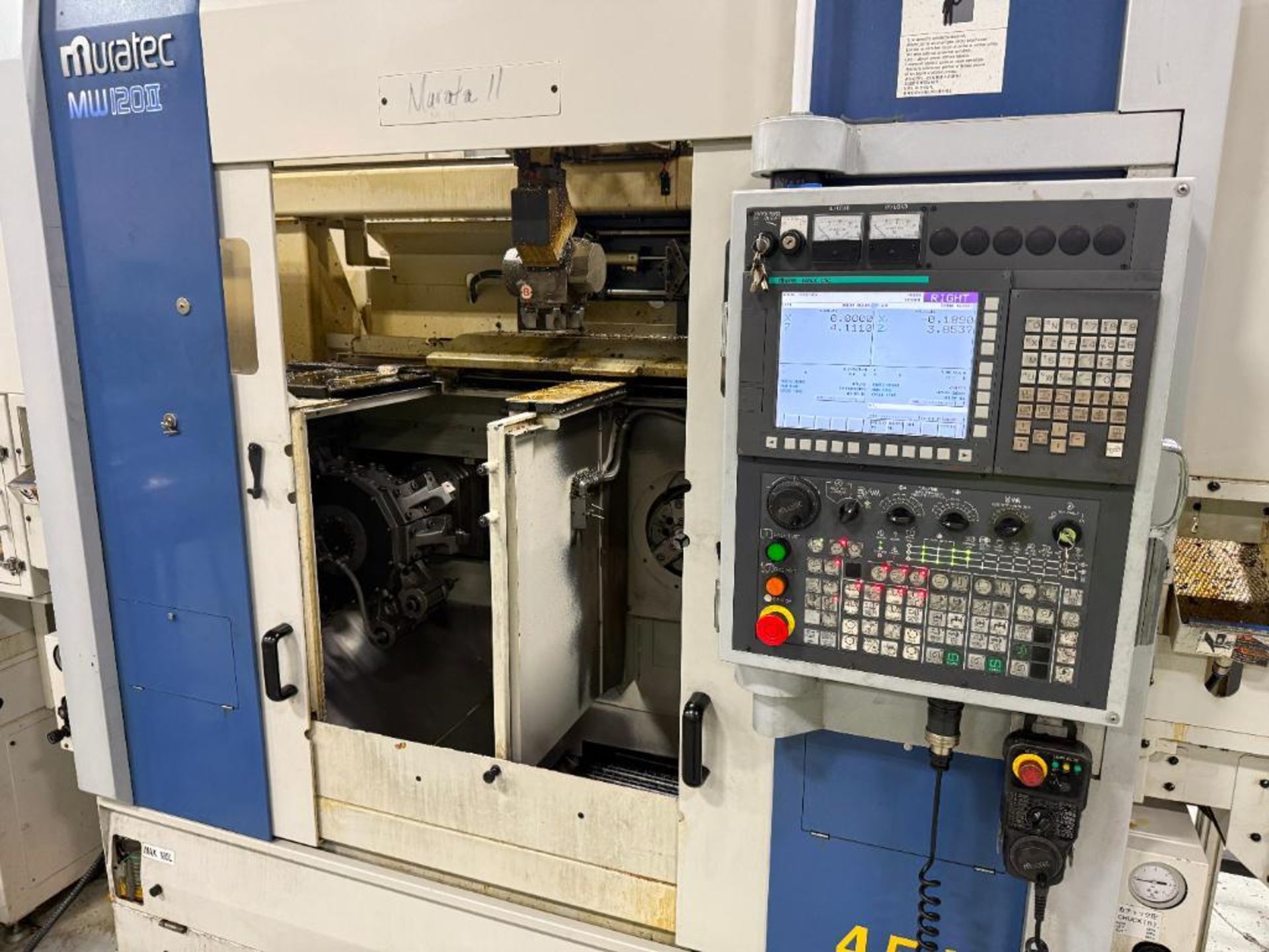 2020 Muratec MW120II Twin Spindle CNC Lathe, S/N 20KX239990001 - Image 18 of 23