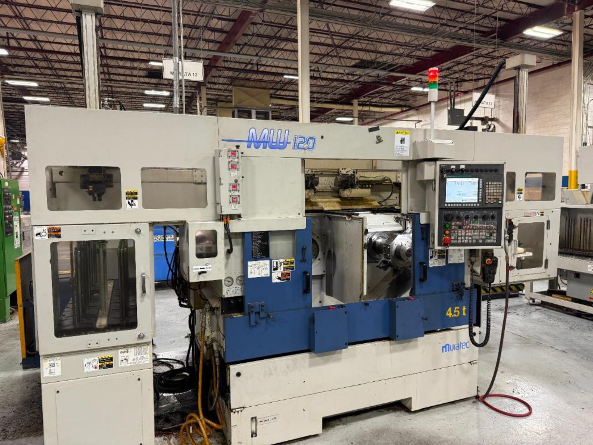 2018 Muratec MW120 Twin Spindle CNC Lathe, S/N 17KX402940001 - Image 4 of 25