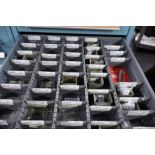 Contents of Cabinet to Include Sandvick Tool Holders and Tools, Kennmetal Tooling,Rool Spring Pins,