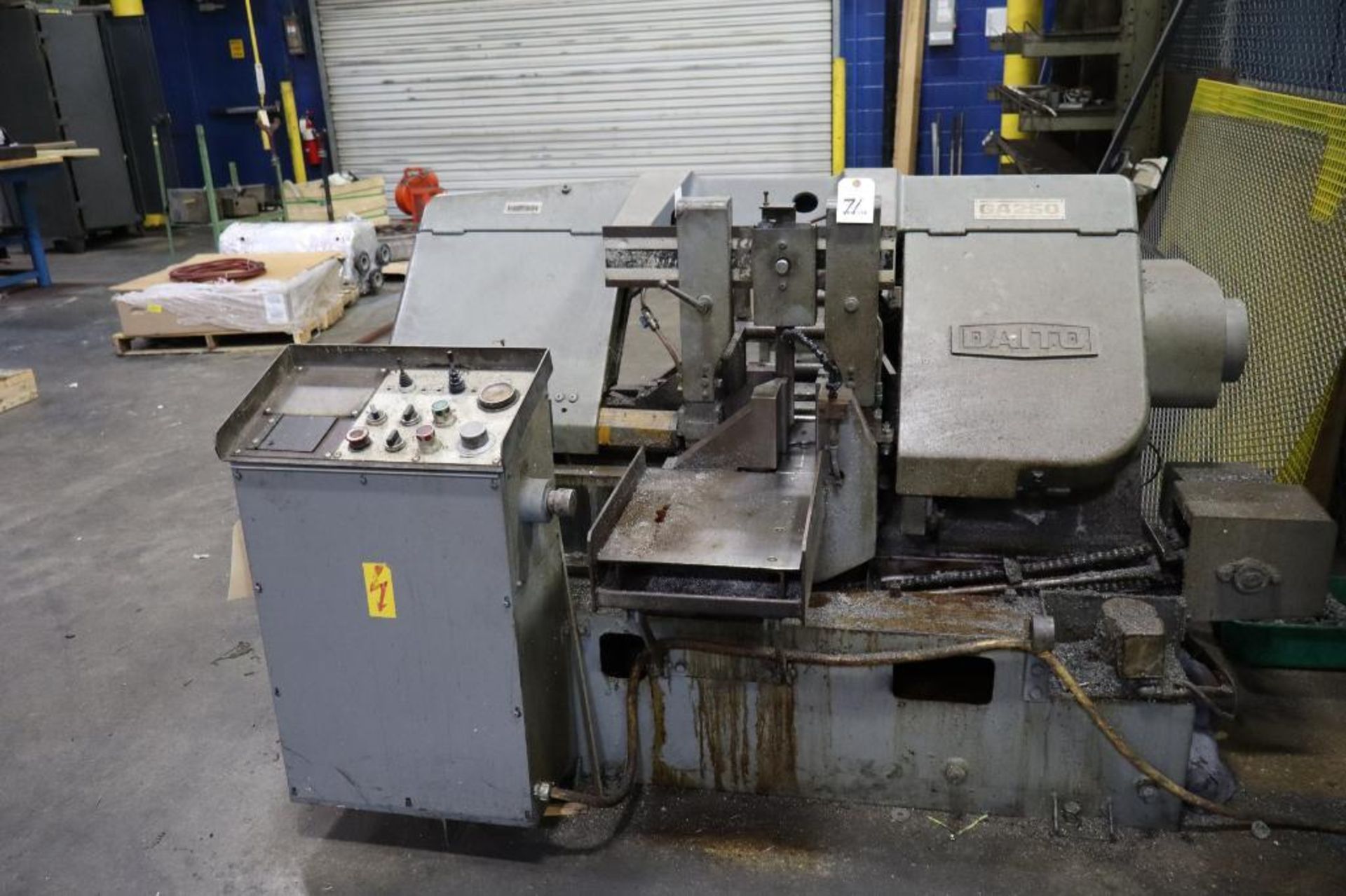 Daito Seiki GA 250 Horizontal Bandsaw S/N 20KD501H2