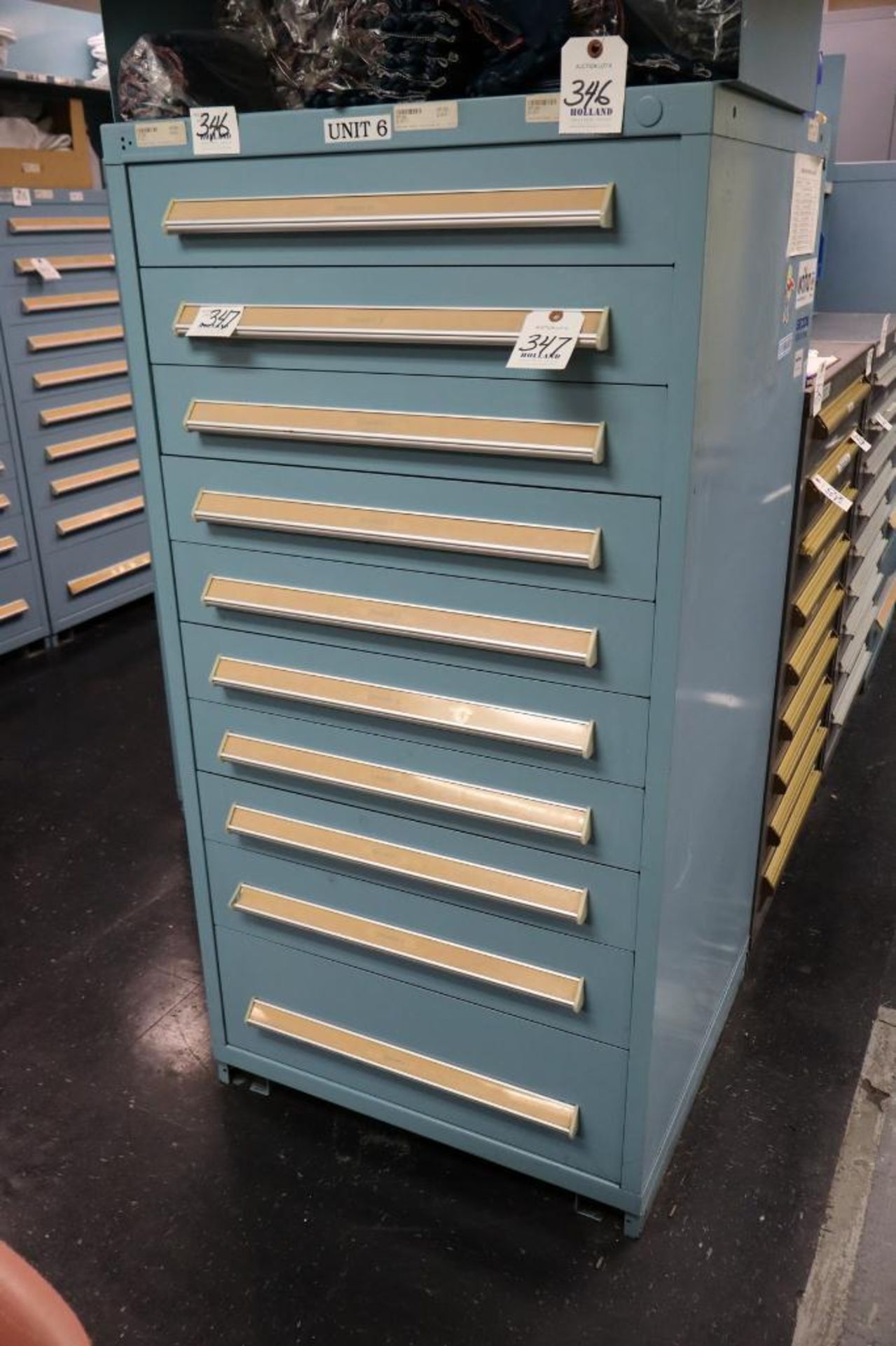 Stanley Vidmar 10-Drawer Cabinet 30" x 30" x 44"H