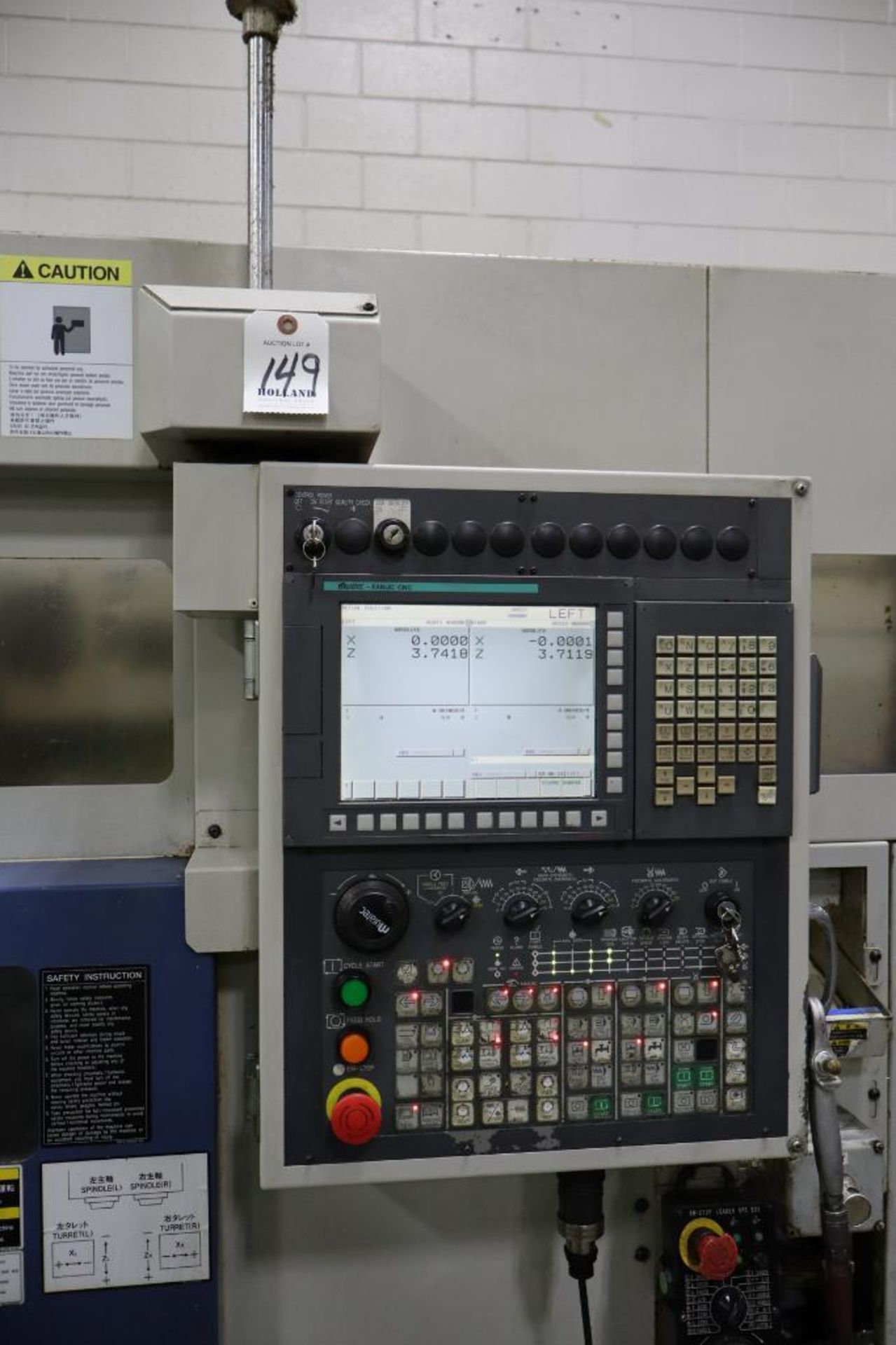 2015 Muratec - Murata MW120II Twin Spindle CNC Lathe, S/N 15KX227490001 - Image 9 of 18