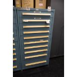 Stanley Vidmar 10-Drawer Cabinet 30" x 30" x 59"H