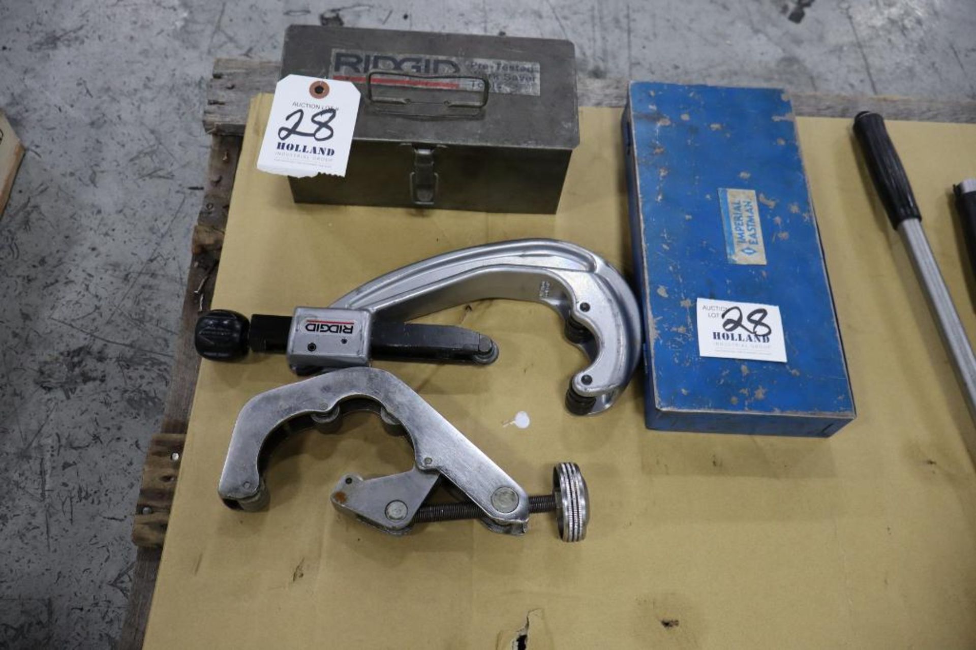 Rigid Tubing Benders with Flaring Tool with Imperial Eastman Flaring Set