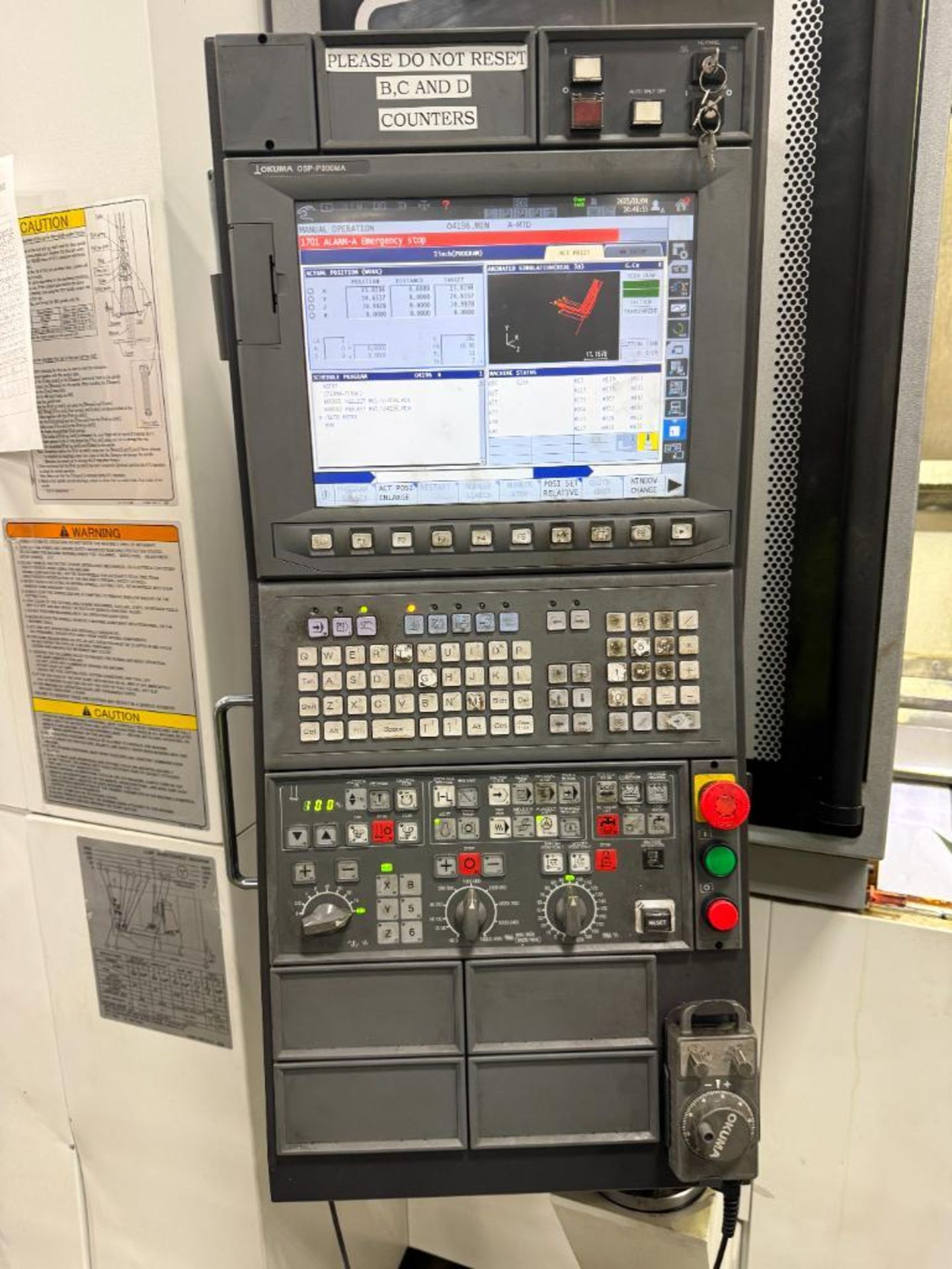 2018 Okuma MB-5000H Horizontal CNC Machining Center, S/N 213985 - Image 6 of 29