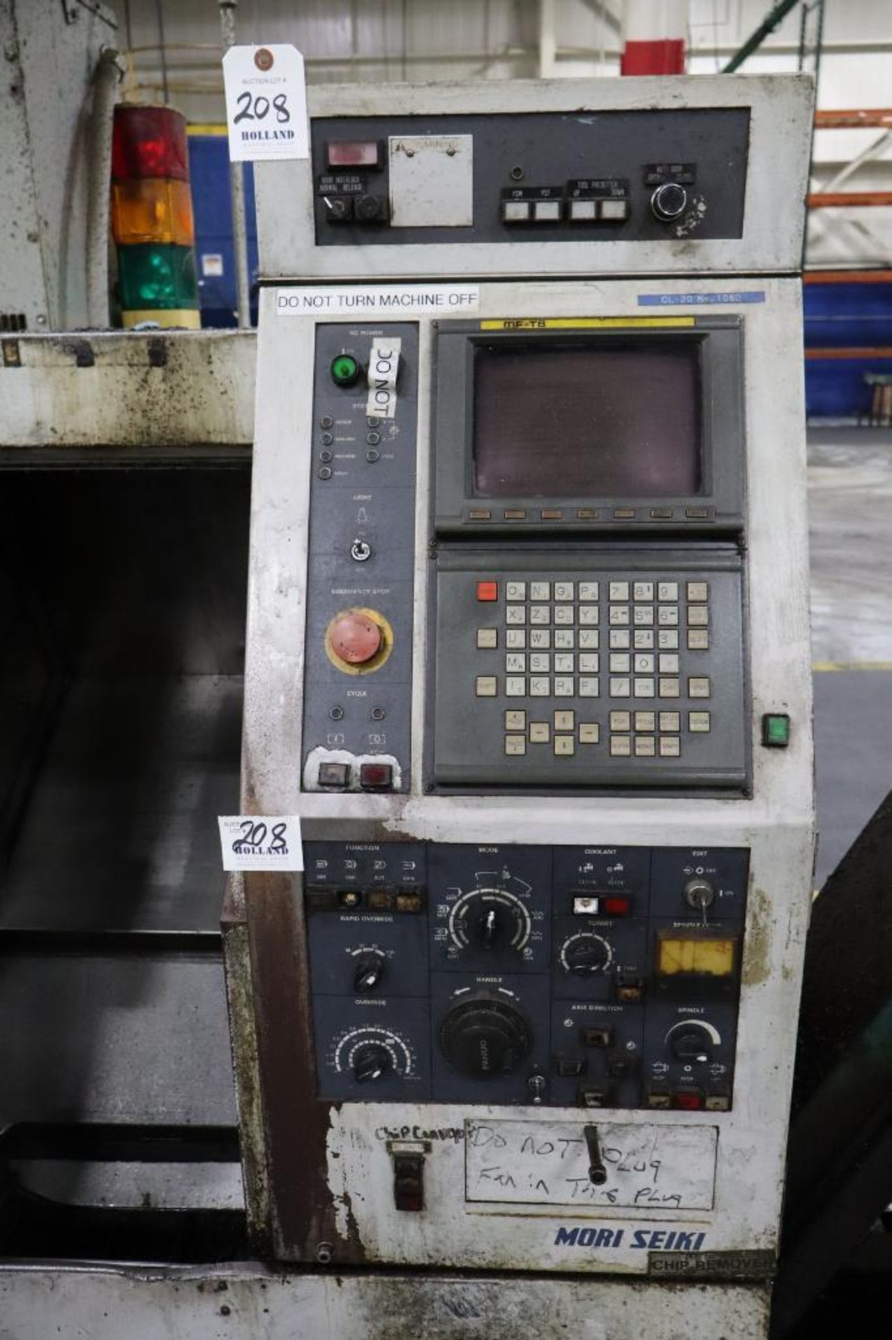 Mori Seiki CL-20 Lathe S/N 1060 - Image 3 of 3