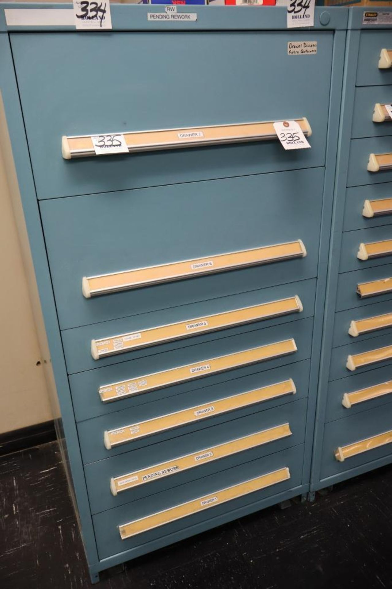 Stanley Vidmar 6-Drawer Cabinet 30" x 30" x 59"H