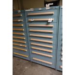 Stanley Vidmar 10-Drawer Cabinet 30" x 30" x 59"H