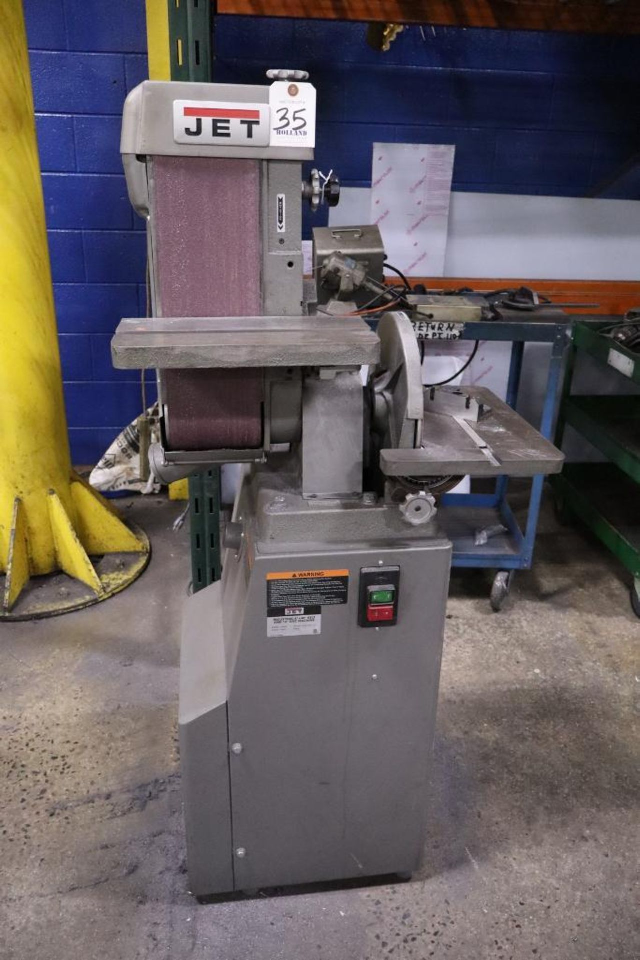 Jet J4200A Combination Sander with 12" Disk and 6" Belt, Adjustable Tables