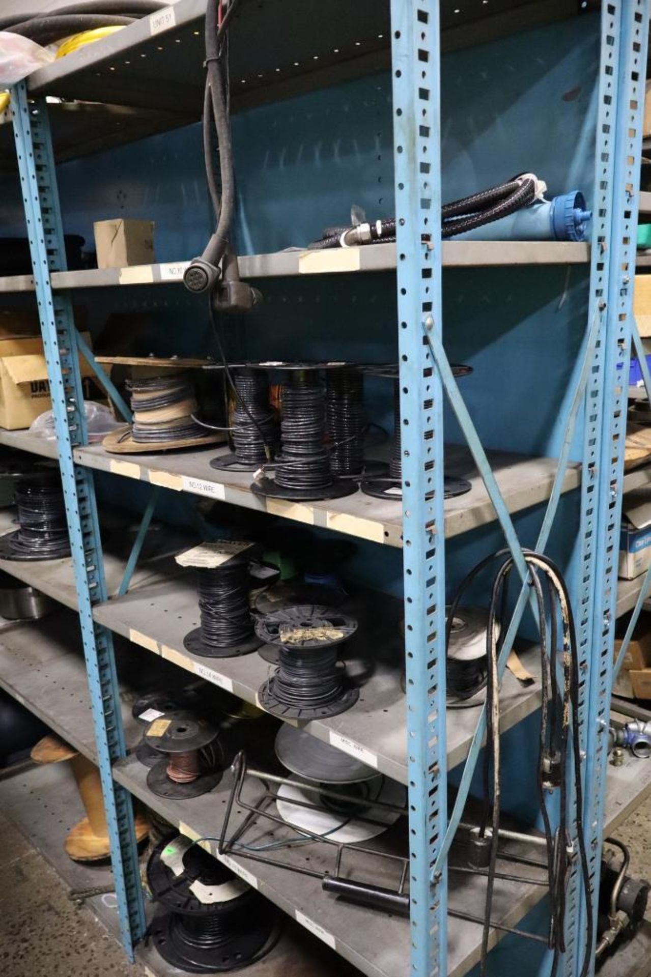 Contents of Machine Repair Tool Crib on (5) Metal Shelving Units - Image 7 of 16