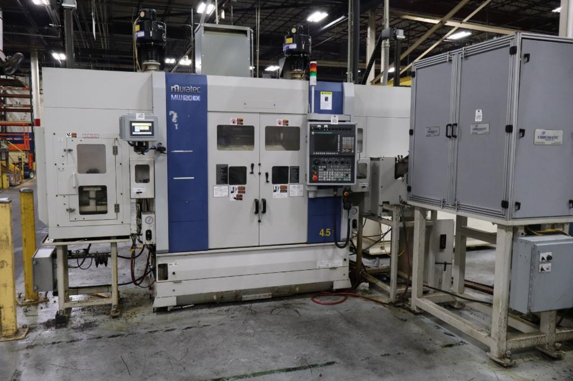 Murata Muratec MW120EX Gantry Loading Twin Spindle CNC Lathe, S/N 18KX2171600001 DOM 2021